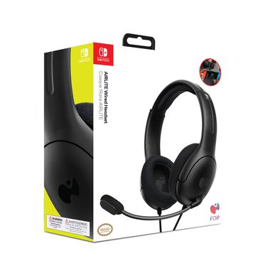 PDP LVL40 Headset Ledningsført Spil Sort