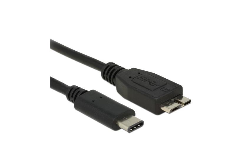 Delock - USB typ C-kabel - Micro-USB typ B till 24 pin USB-C - 50 cm