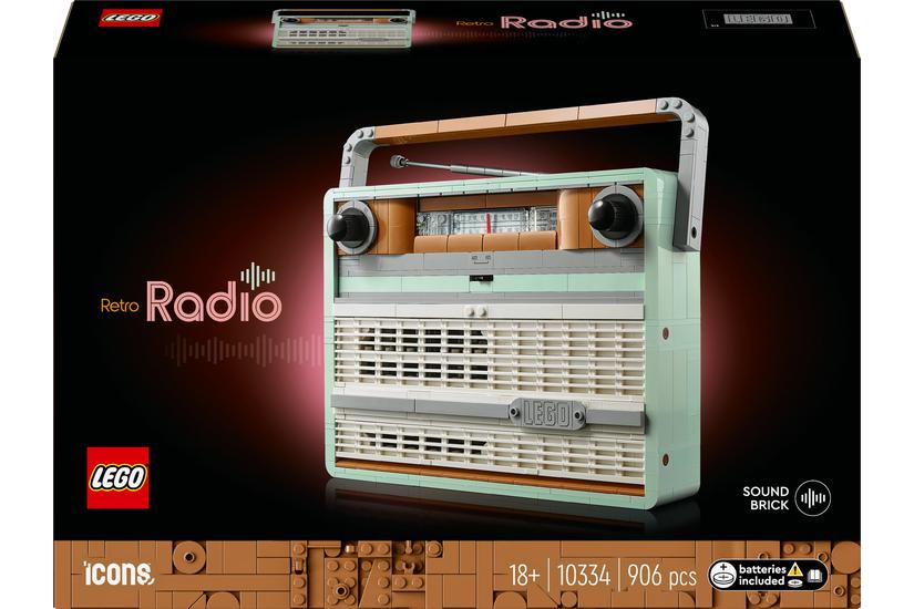 LEGO ICONS 10334 Retro Radio