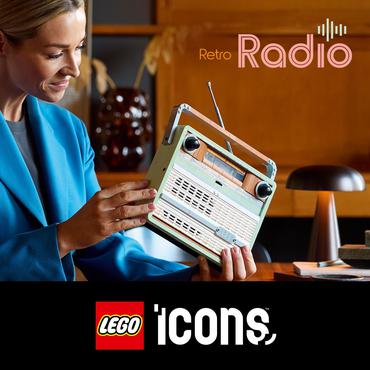 LEGO ICONS 10334 Retro Radio