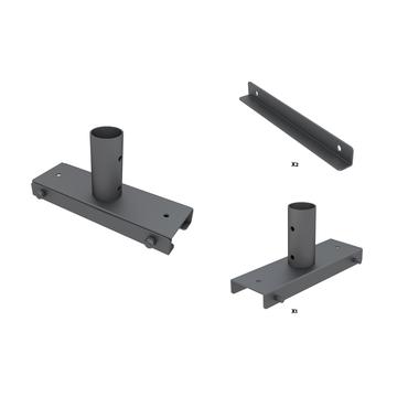 Multibrackets M Ceiling Extension kit Pro monteringssats - för LCD-display - svart
