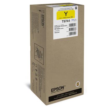 Epson T9744 - XXL-storlek - gul - original - bl&auml;ckpatron