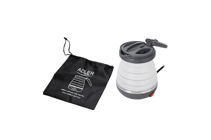 Adler AD 1279 elkedel 0,6 L 750 W Sort, Hvid