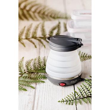 Adler AD 1279 elkedel 0,6 L 750 W Sort, Hvid