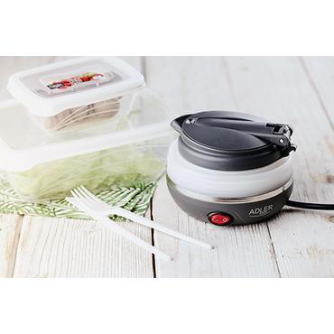 Adler AD 1279 elkedel 0,6 L 750 W Sort, Hvid