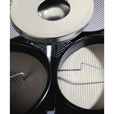 Durable 333023 skraldespand 17 L Rund Metal Sølv