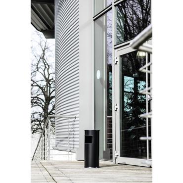 Durable 333023 skraldespand 17 L Rund Metal Sølv