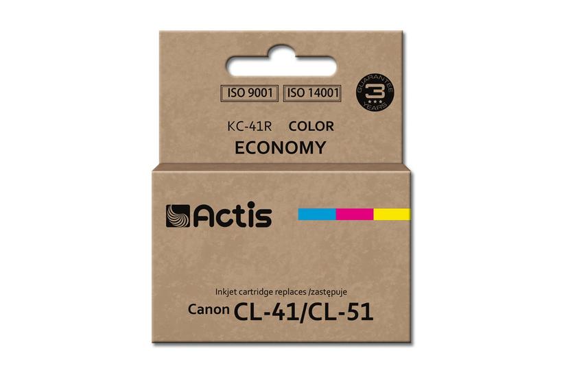 Actis KC-41R-bl&aelig;k (Canon CL-41/CL-51-erstatning; Standard; 18 ml; farve)