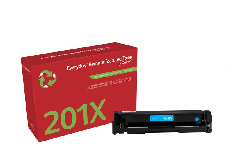 Xerox - cyan - kompatibel - tonerkassett (alternativ för: HP CF401X)