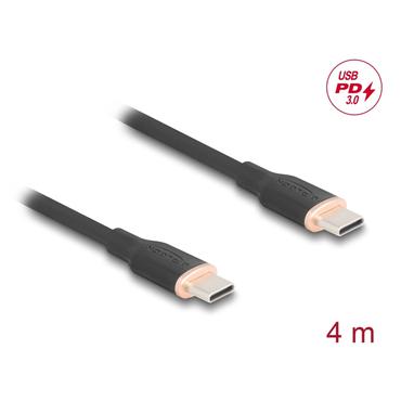 Delock - USB typ C-kabel - 24 pin USB-C till 24 pin USB-C - 4 m