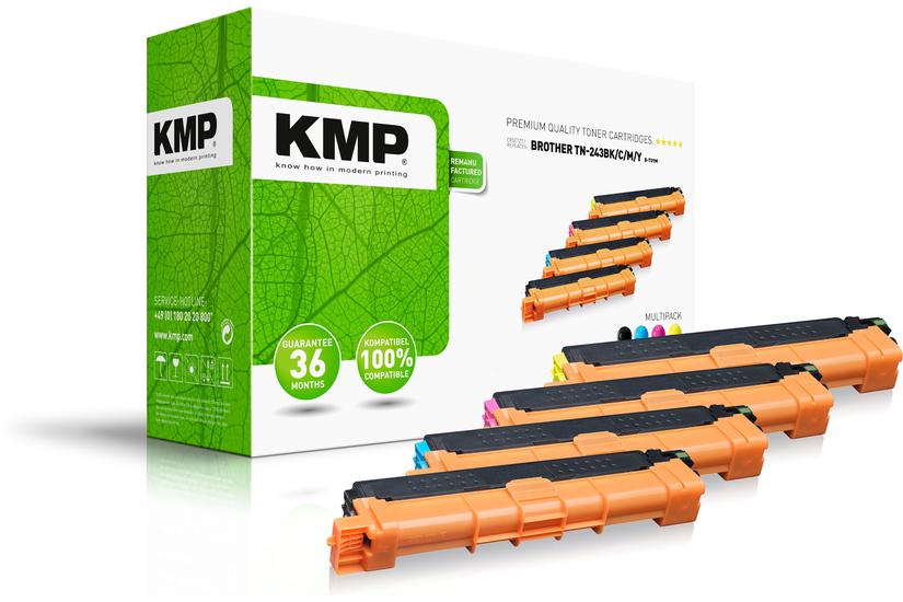 KMP Toner Brother TN-243BK/C/M/Y Multipack B-T109M remanufactured