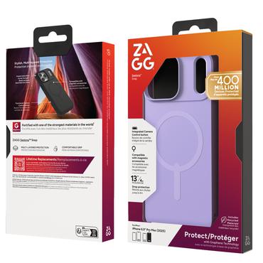 ZAGG Sedona Snap mobiltelefon etui 17,5 cm (6.9") Cover Lilla