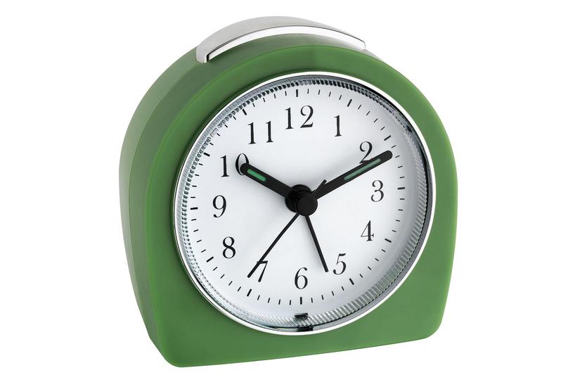 TFA 60.1021.04 green Quartz Clock analogue display