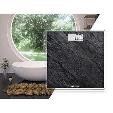 Soehnle Style Sense Compact 300 Firkant Sort, S&oslash;lv Elektronisk personlig v&aelig;gt