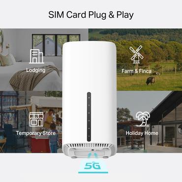 TP-Link Archer NX500 tr&aring;dl&oslash;s router Gigabit Ethernet Dual-band (2,4 GHz / 5 GHz) 5G Hvid