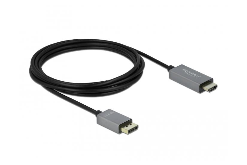 Delock Aktives DisplayPort 1.4 zu HDMI Kabel 4K, 60Hz (HDR), 3m