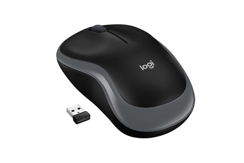 Logitech M185 - mus - 2.4 GHz - grå