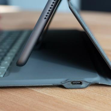 ZAGG Messenger Folio 2 - tangentbord och foliefodral (fodral) - portabel - QWERTY - Nordisk - tr&auml;kol Inmatningsenhet