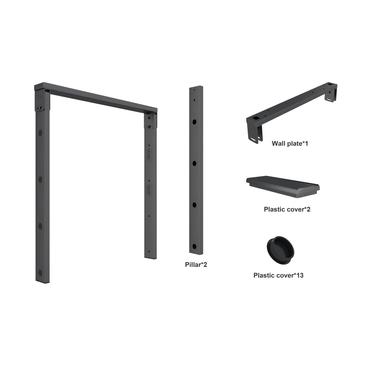 Multibrackets M Ceiling Mount Pro OM46N-D monteringskomponent - lutning - för platt panel - svart