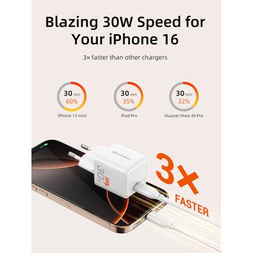 Cabletime USB-C GaN oplader,