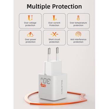 Cabletime USB-C GaN oplader,