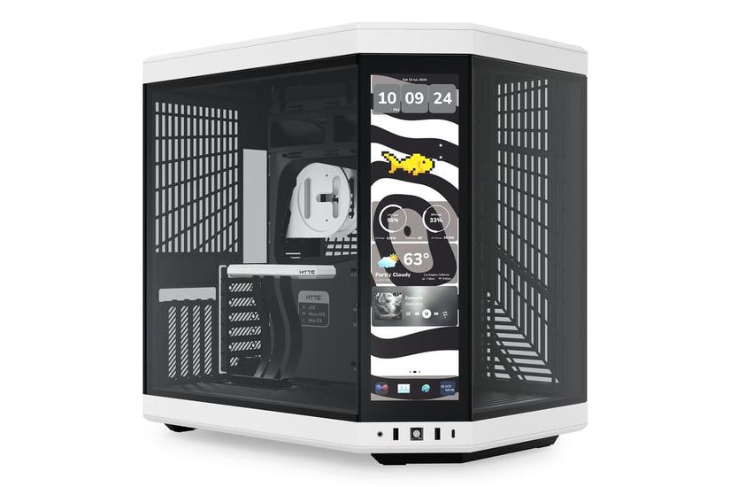 Hyte Y70 Touch Infinite 3rd Gen 14.9" ATX Hvid, Sort