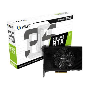 Palit GeForce RTX 3050 StormX Grafikkort - 8GB GDDR6 RAM