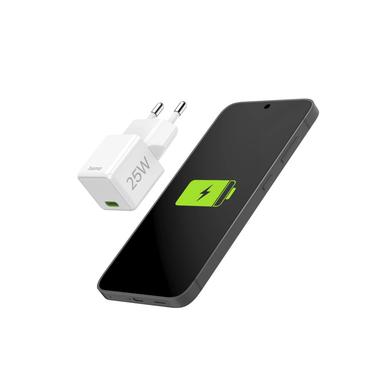 HAMA Mini Fast Charger USB-C PD 25W White
