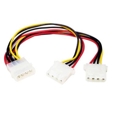 StarTech.com LP4 till 2x LP4 str&ouml;m Y-splitterkabel M/F - str&ouml;mkabel - 4 pin intern effekt till 4 pin intern effekt - 0.2 m