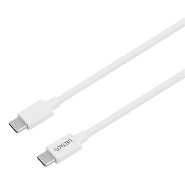 DELTACO USBC-AC146 strømforsyningsadapter - 24 pin USB-C - 20 Watt