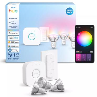 Philips Hue E WCA 345 GU10 3kit SW EU