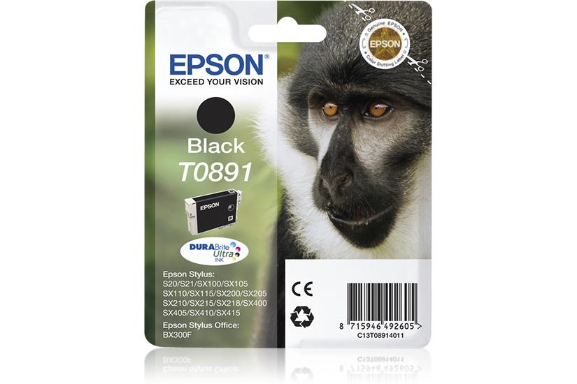 Epson T0891 - sort - original - bl&aelig;kpatron