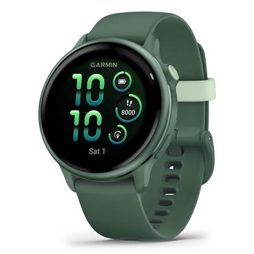 Garmin v&iacute;voactive 6 3,05 cm (1.2") AMOLED 42 mm Digital 390 x 390 pixel Ber&oslash;ringssk&aelig;rm Gr&oslash;n Wi-Fi GPS (satellit)
