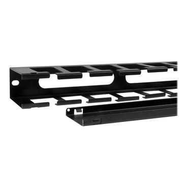 StarTech.com 1U Horizontal Finger Duct Rack Cable Management Panel with Cover - Server Rack Cable Duct - Rack Cable Organizer / Manager (CMDUCT1UX) - rack-kabel styrepanel - 1U