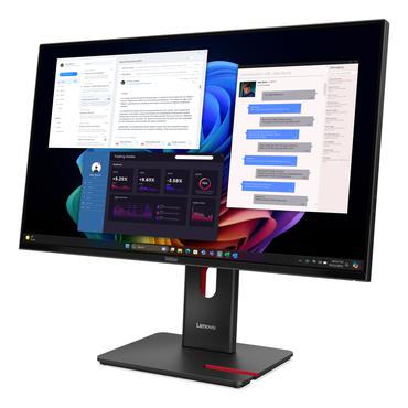 Lenovo ThinkVision T27UD-40 computersk&aelig;rm 68,6 cm (27") 3840 x 2160 pixel 4K Ultra HD LCD Sort