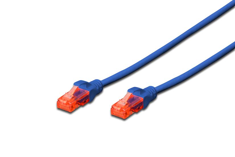 DIGITUS Professional patchkabel - 25 cm - bl&aring;