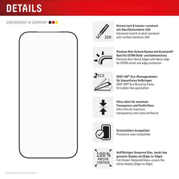 DISPLEX Premium Glass Full Cover für iPhone 17 (Pro)