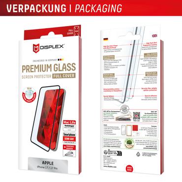 DISPLEX Premium Glass Full Cover für iPhone 17 (Pro)