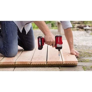 Einhell TE-CI 18 Li 1/4" 2900 rpm 180 Nm Sort, R&oslash;d