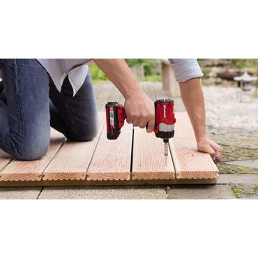 Einhell TE-CI 18 Li 1/4" 2900 rpm 180 Nm Sort, R&oslash;d