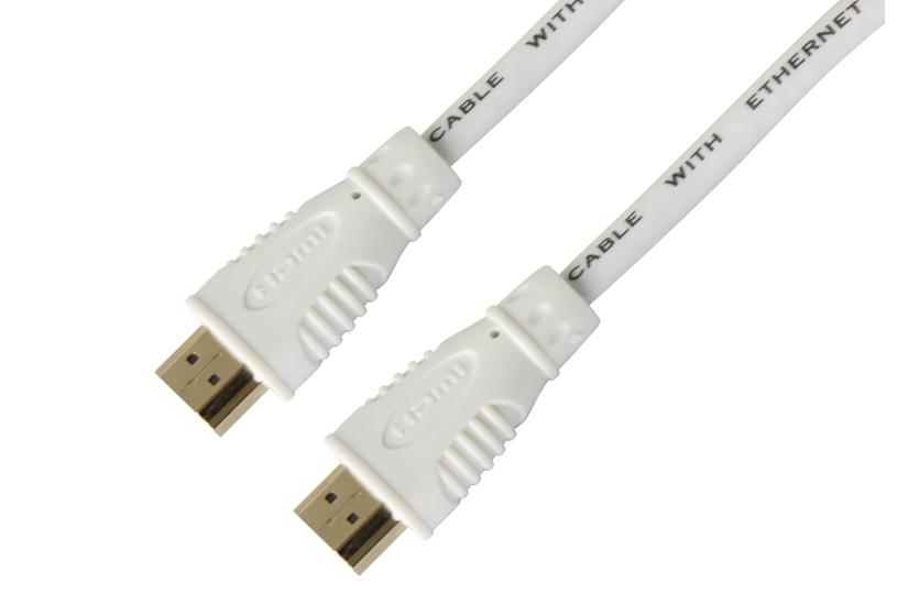 Techly ICOC-HDMI-4-005NWT HDMI-kabel 0,5 m HDMI Type A (Standard) Hvid