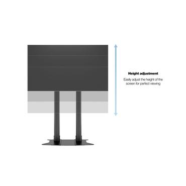 Multibrackets M Display Stand 210 Dual Pillar st&auml;ll - f&ouml;r platt panel - svart