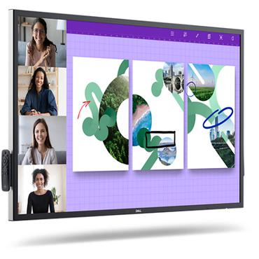 Dell P5524QT 55" Klasse (54.64" til at se) LED-bagbelyst LCD paneldisplay - 4K - for interaktiv kommunikation