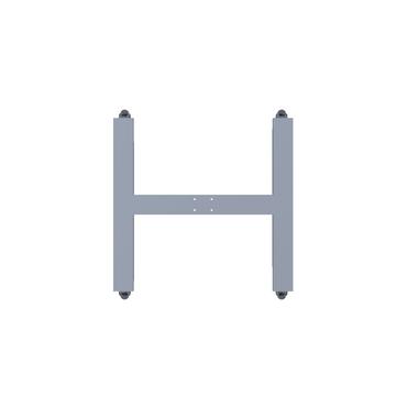 Multibrackets M Public Display Stand B2B monteringskomponent - silver