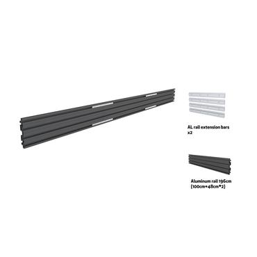 Multibrackets M Pro monteringskomponent - för 2 LCD-bildskärmar - svart