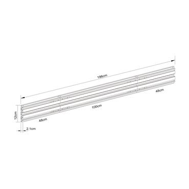 Multibrackets M Pro monteringskomponent - för 2 LCD-bildskärmar - svart