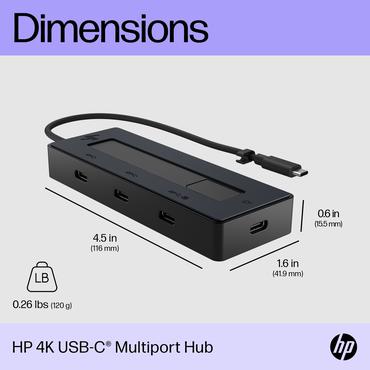 HP - portreplikator - USB-C - DisplayPort