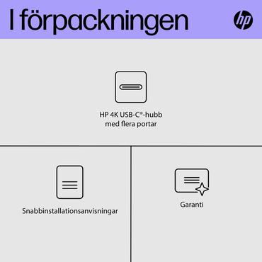 HP - portreplikator - USB-C - DisplayPort