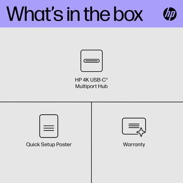 HP - portreplikator - USB-C - DisplayPort