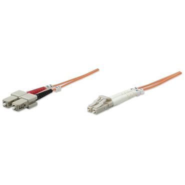 Intellinet 2m LC/SC InfiniBand og fiberoptisk kabel Orange